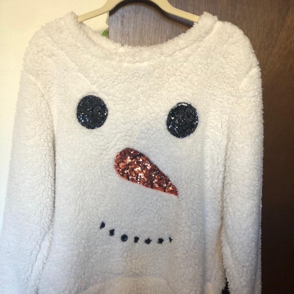 Fleece Snowman Top